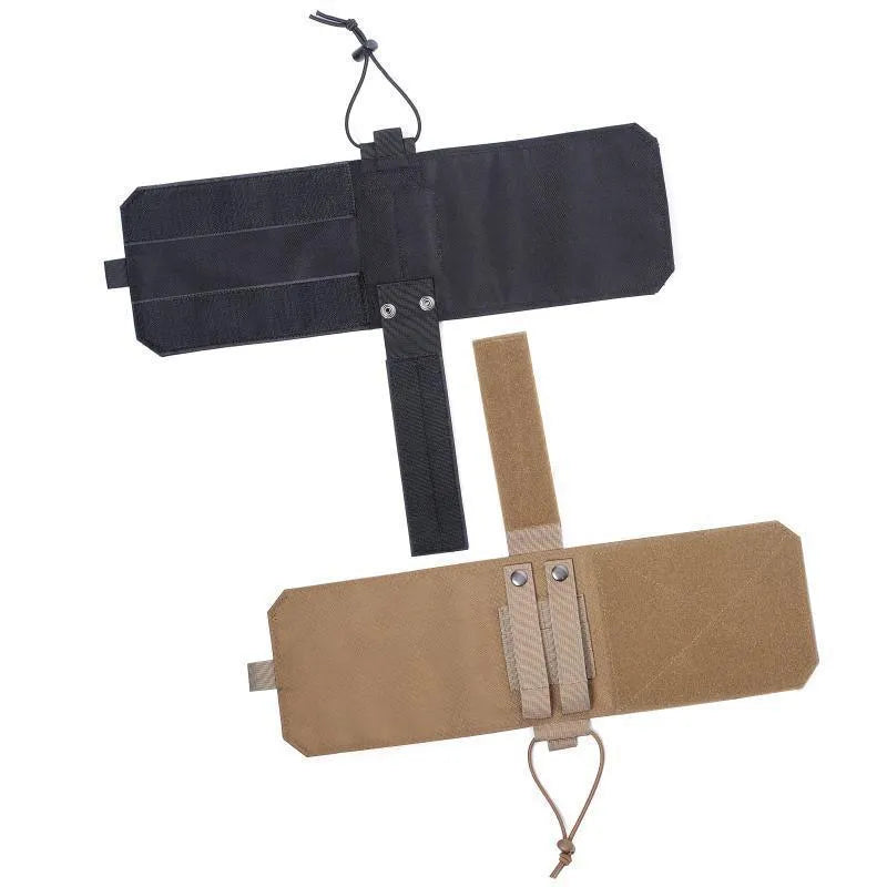 Adjustable Oxford cloth bottle cover for insulating drinks during outdoor sports in black colour