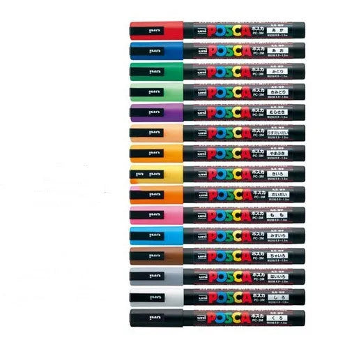 Doodle acrylic marker 8 colour set with 0.9 mm tips in a plastic case.