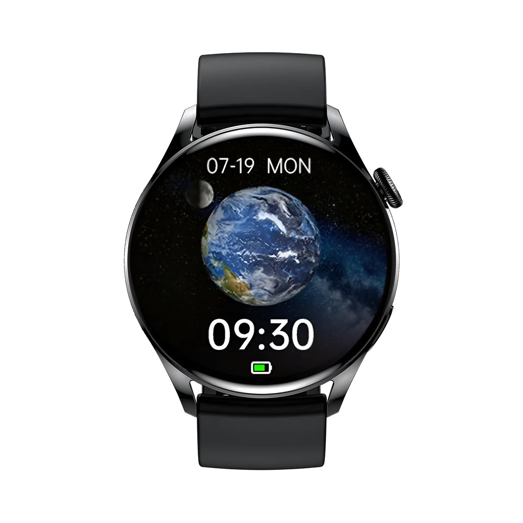 Bluetooth smart watch with heart rate blood pressure blood oxygen monitor 1.28 inch screen IP68 waterproof