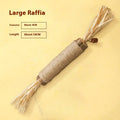 Polygonum Mu Molar wood cat teeth grinding rod with Lafite grass and decorative elements