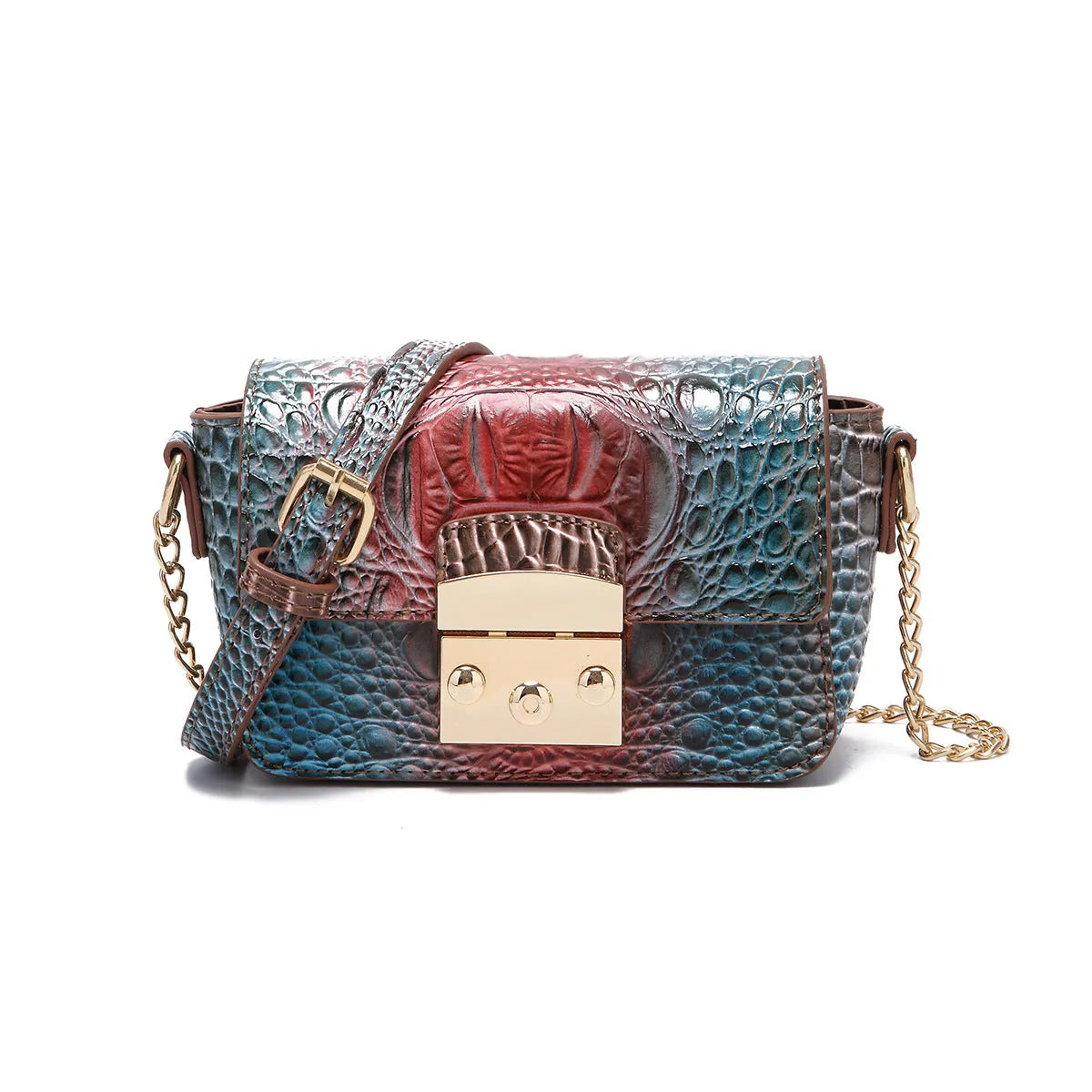 Retro crossbody one shoulder bag for women in multiple colours, PU leather material