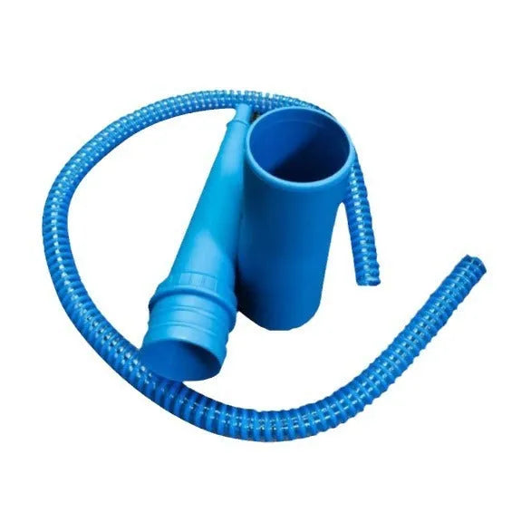 Blue plastic suction pipe attachment for vacuum cleaner with 114cm length for washing machine dust removal