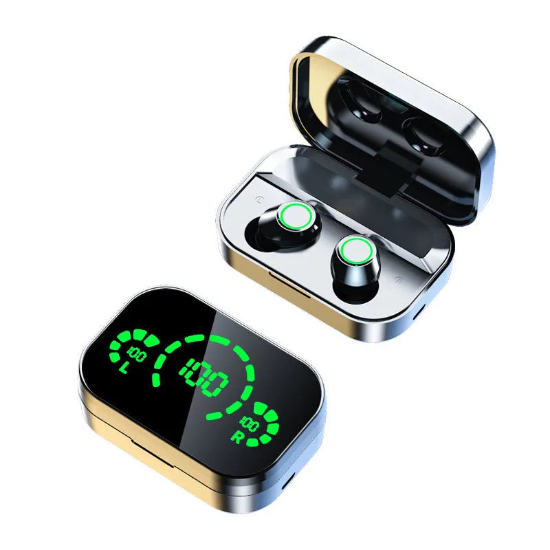 Bluetooth TWS earbuds with touch controls and 10m wireless range