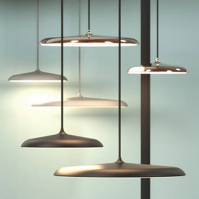 Macaron flying saucer chandelier in 25cm or 40cm, 220V, for bedroom or dining room ceiling