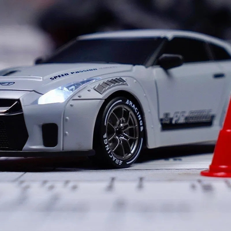 Proportional remote control drift car in Y914 cloudy blue colour with plastic body and USB charging