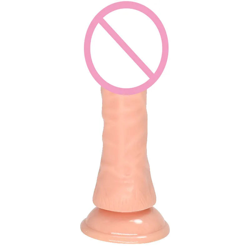 Skin color bullet simulation butt plug measuring 17.5cm in length