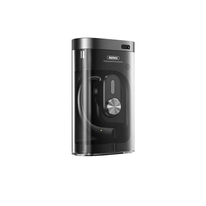 OWS Open Bluetooth Headset OpenBuds P3 in Elegant Black with ear hook design and plastic aluminium alloy frame