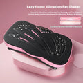 Intelligent remote control sports fitness power plate in black or pink colour with massage magnet function