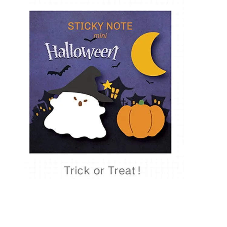 Halloween pumpkin pattern Post-it Notes pad with 90 sheets measuring 90x90 mm