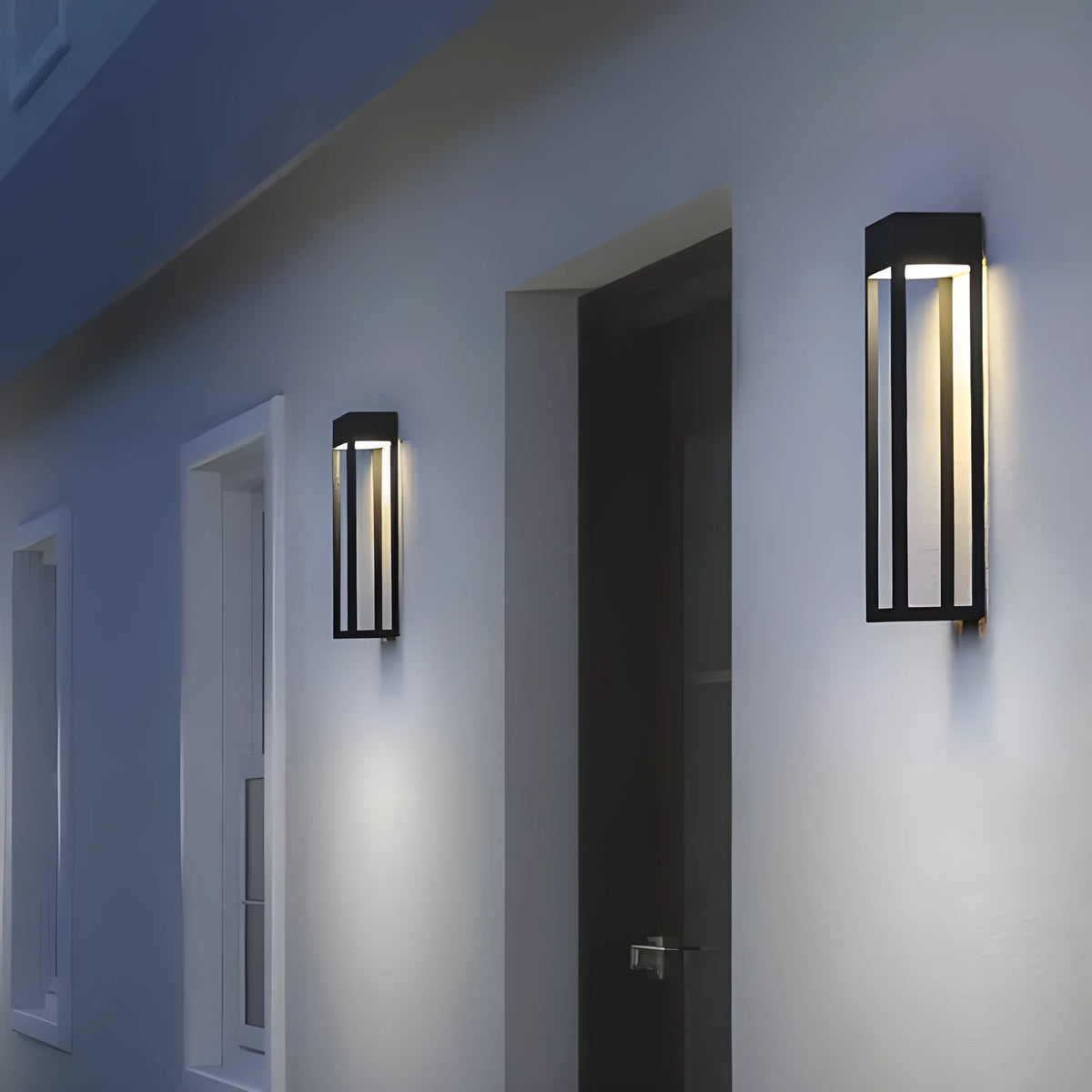 Outdoor stainless steel wall lamp IP54 350x150x100mm for villa exterior