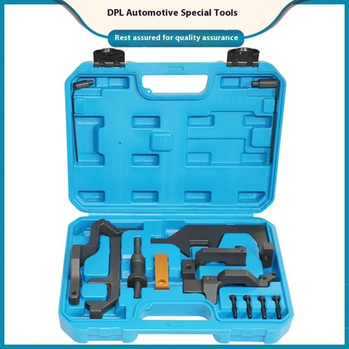 Blue alloy mini car repair tool set for BMW Peugeot engine maintenance