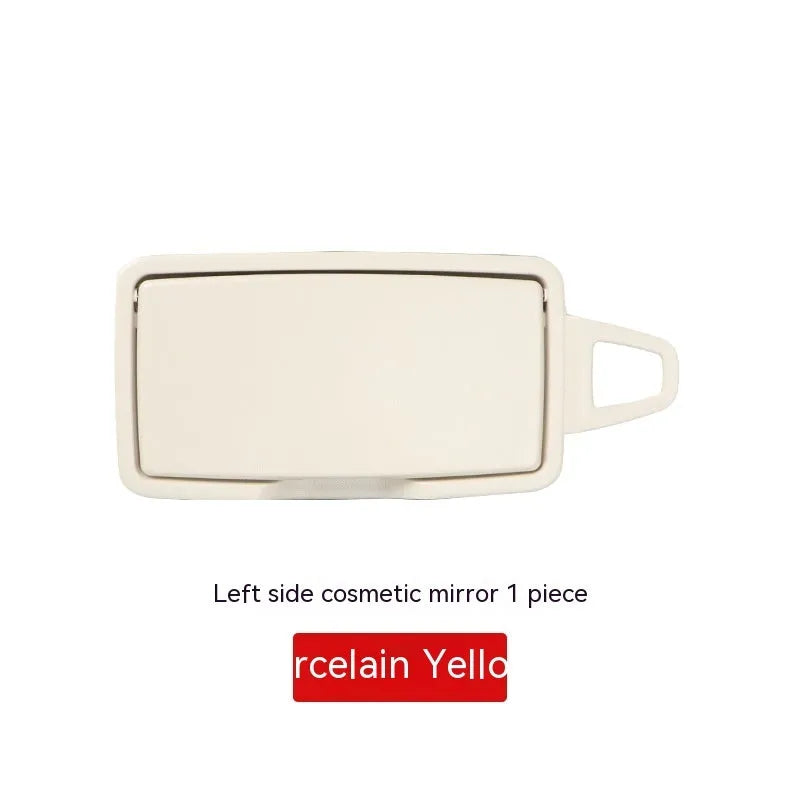 Mercedes GLE class black sun visor cosmetic mirror replacement cover measuring 215mm by 95mm.