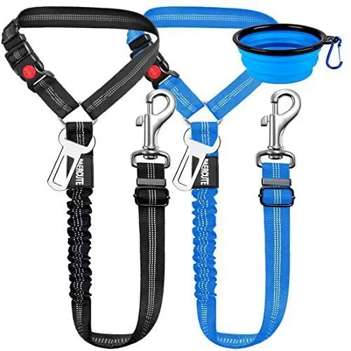 Nylon dog leash with metal buckle in multiple colour options including Army Green and Rose Red