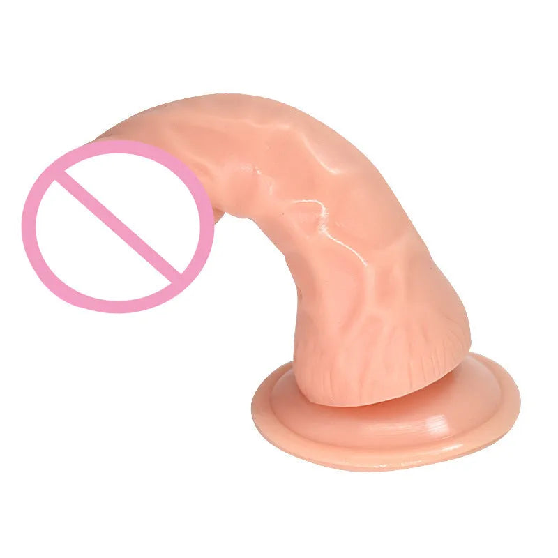 Skin color bullet simulation butt plug measuring 17.5cm in length