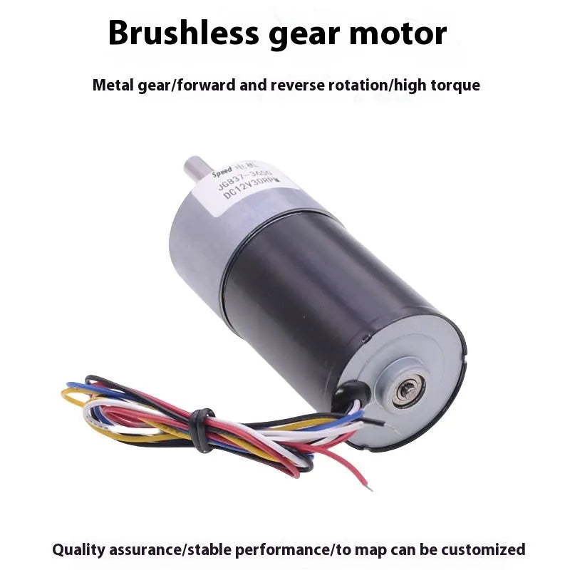 JGB37-3650 brushless DC gear motor 12V 24V automatic curtain motor with adjustable speed