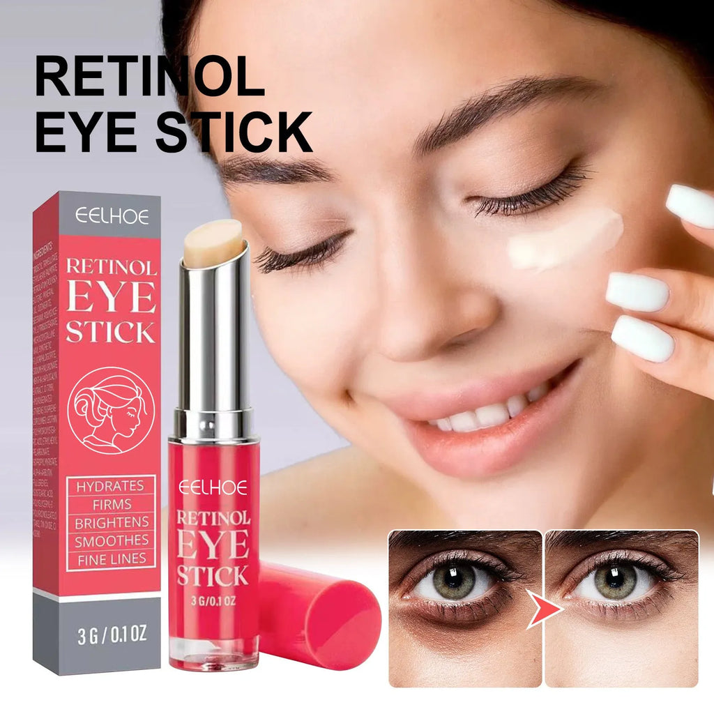 3g eye cream tube with retinol for eye skin repair, anti-aging treatment for fine lines and dark circles