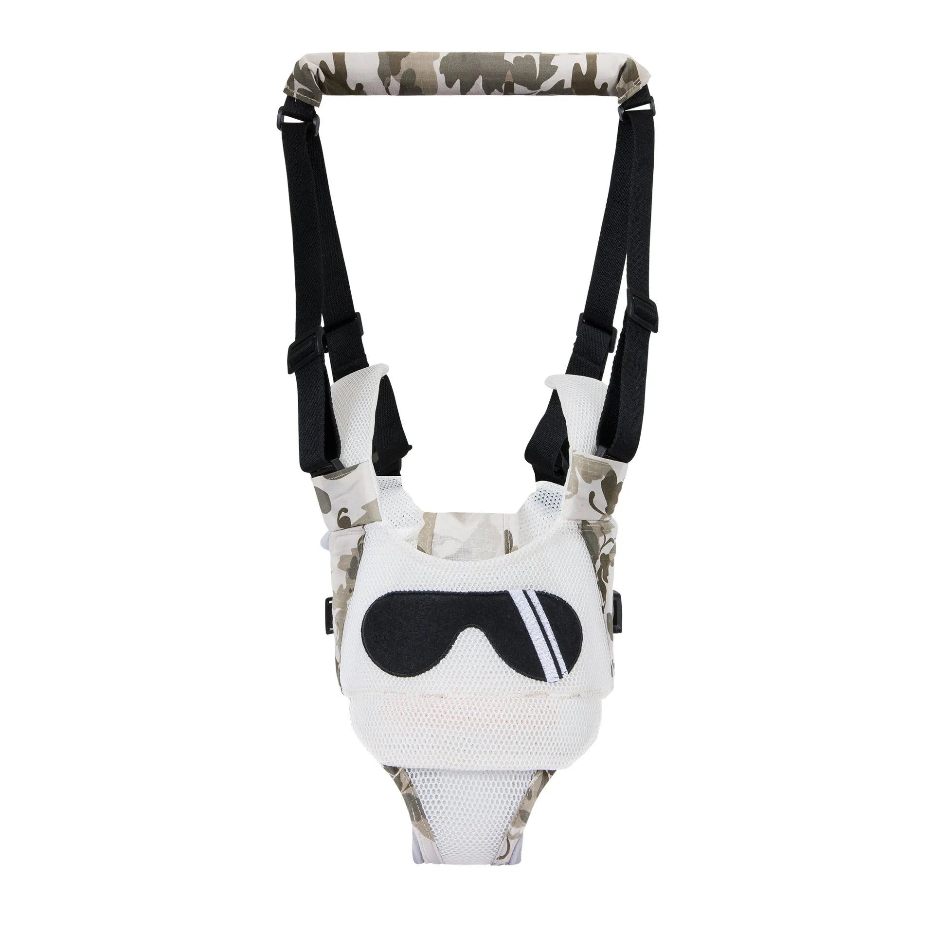 Baby walking harness belt in blue colour with crotch support for toddler walking practice
