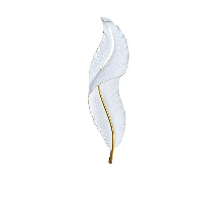 Modern minimalist LED wall lamp with white PVC shade, small size 20x65cm