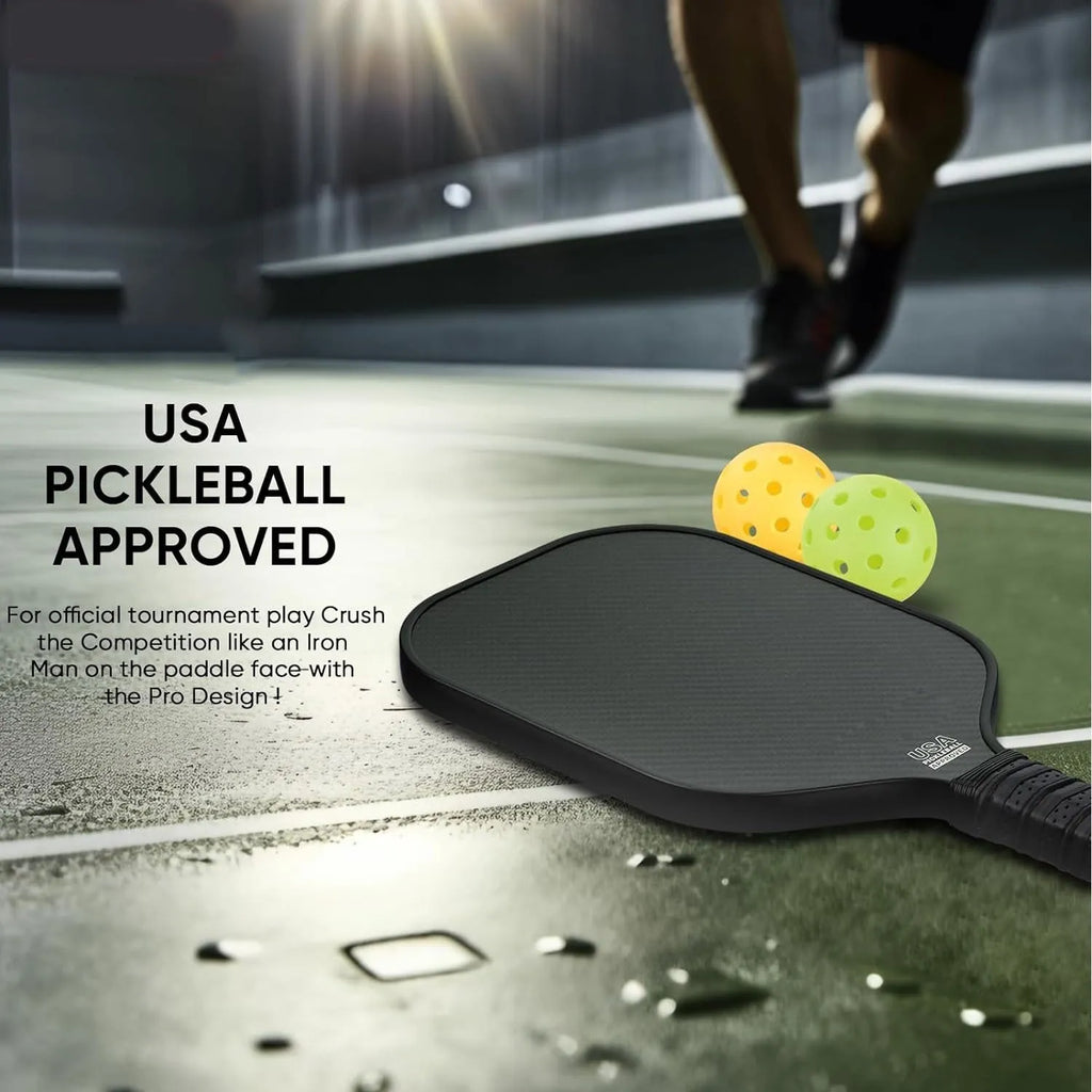 3K full carbon fibre beach racket in black or orange with graphite carbon honeycomb surface measuring 40x20cm