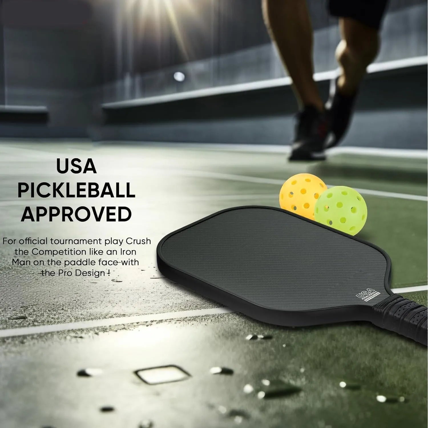 3K full carbon fibre beach racket in black or orange with graphite carbon honeycomb surface measuring 40x20cm