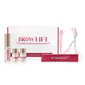 Pink suit-style eyebrow quick ironing and perm treatment kit.