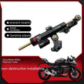CFMOTO 450SR directional damper bracket with carbon fibre construction and 16-segment adjustment gear