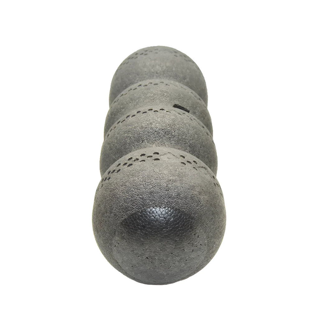 High hardness black spine foam roller, 45cm long and 15cm wide, yoga aid for back and muscle rolling