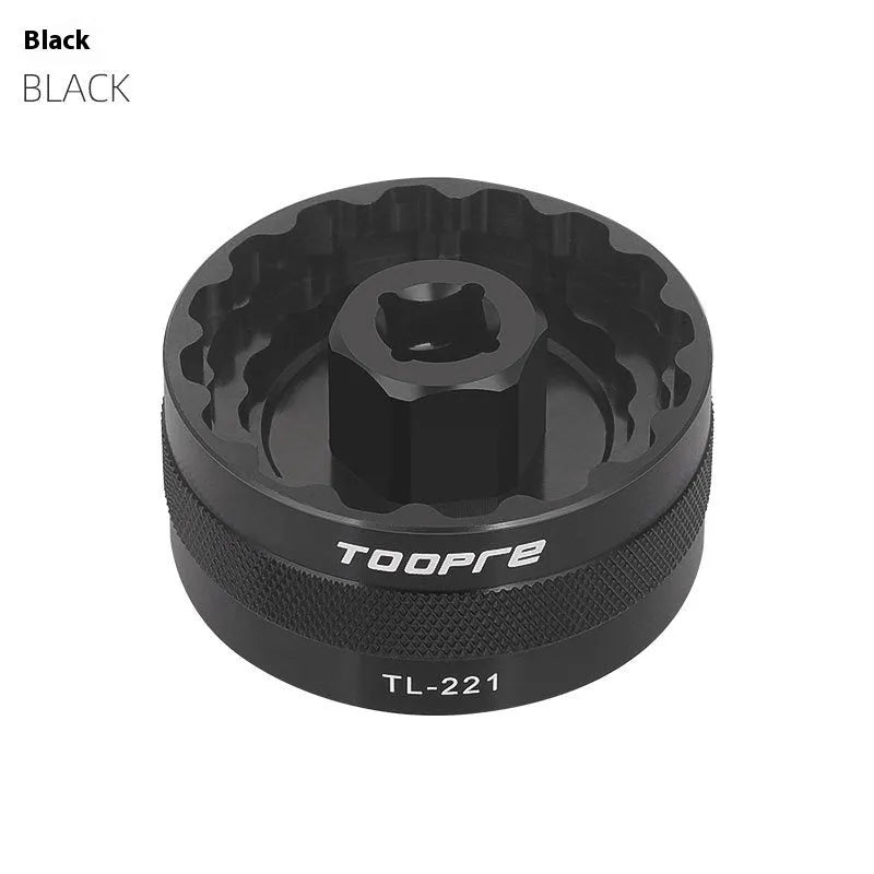 Aluminium alloy mountain bike bottom bracket tool TL-221 with central axis sleeve