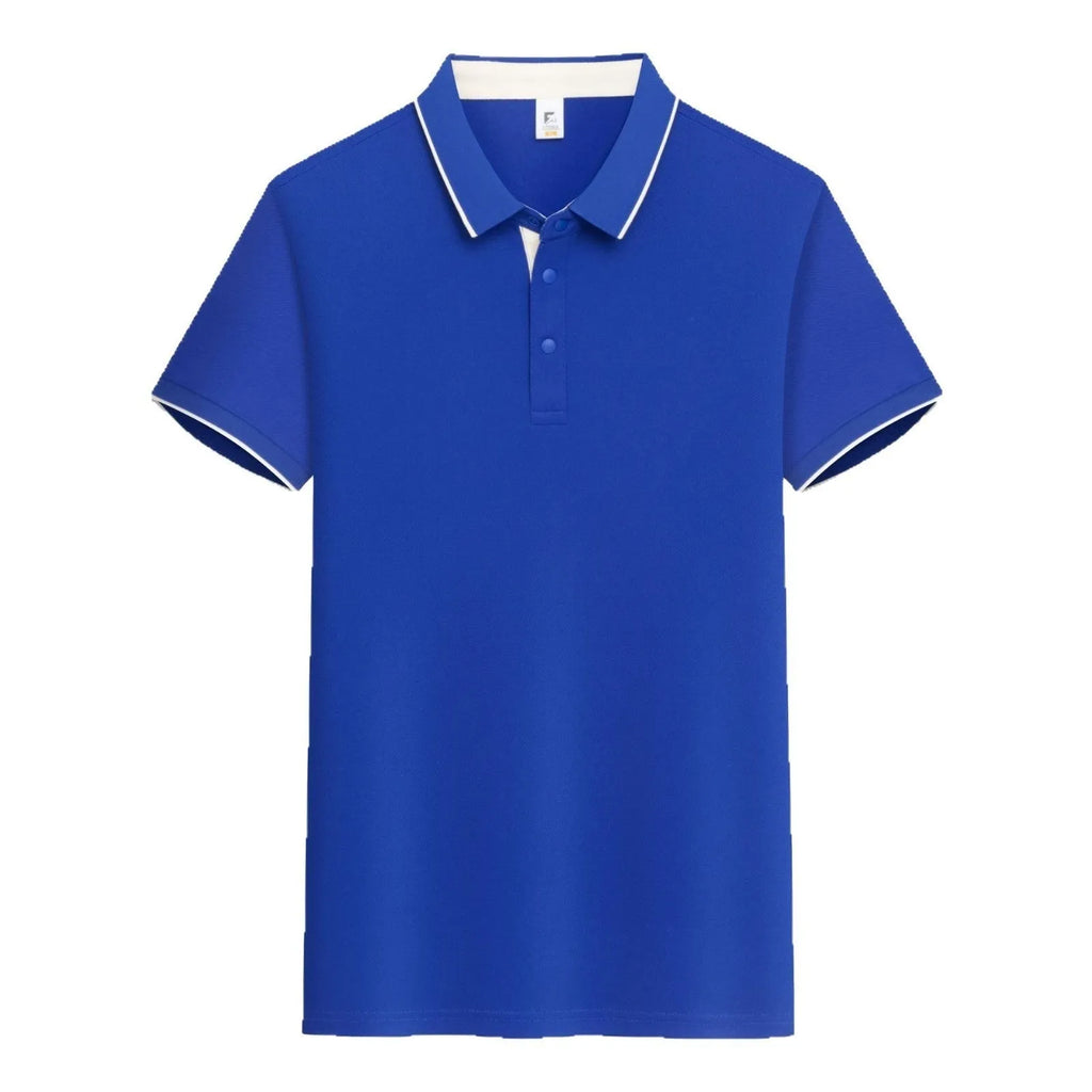 Solid colour viscose lapel short sleeve overalls on hanger showing lapel collar and short sleeve design