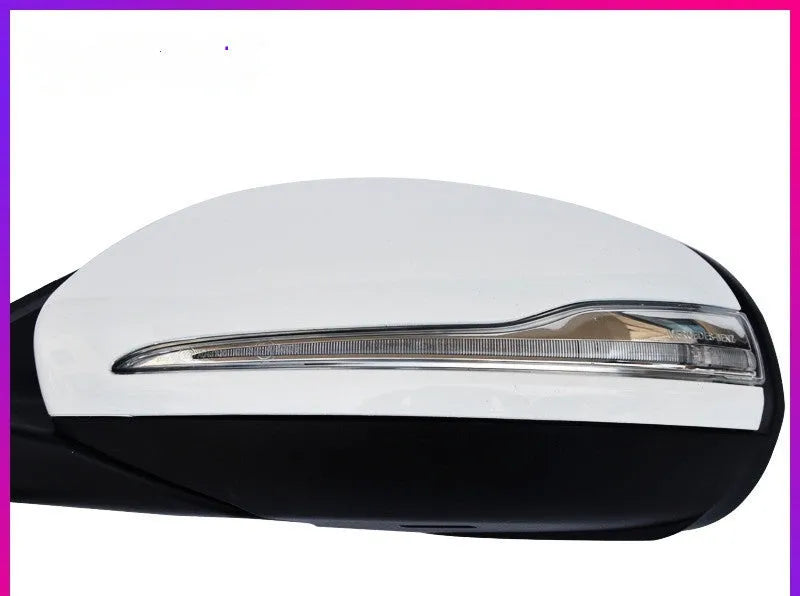 Mercedes-Benz W205 rearview mirror assembly with ABS housing for heated folding systems