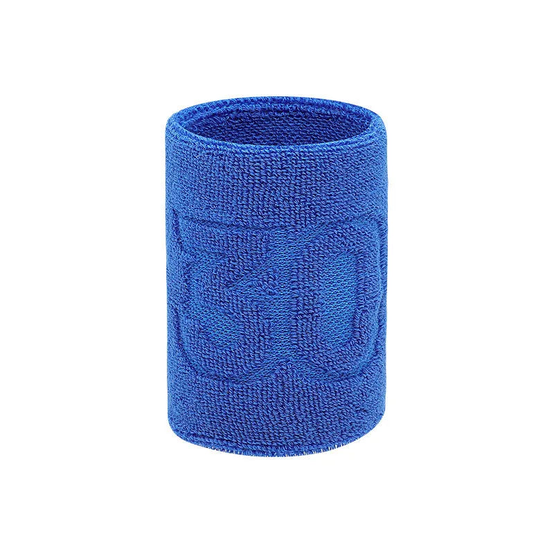 Cotton terry cloth wristband for badminton basketball running cycling in multiple colours