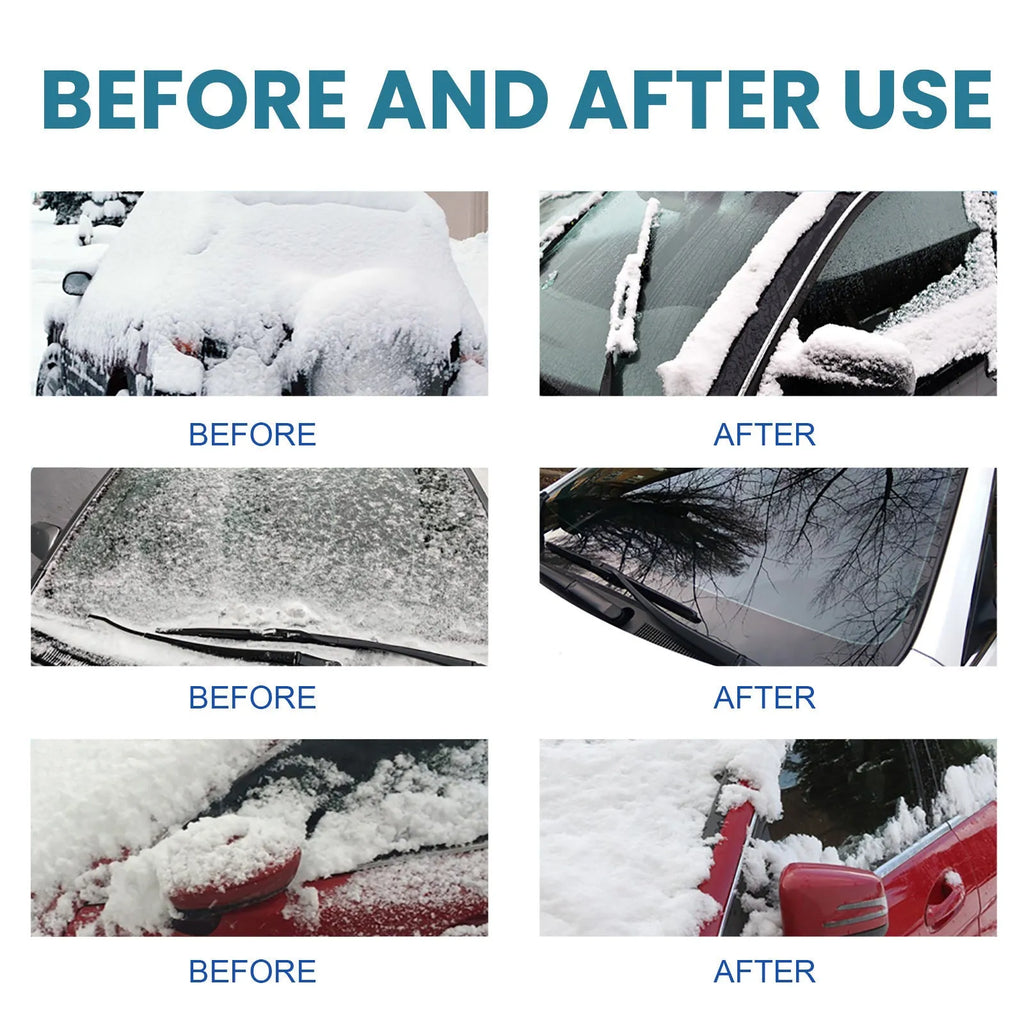 150ml car windshield defrost anti-icing spray bottle for winter snow removal and ice melting