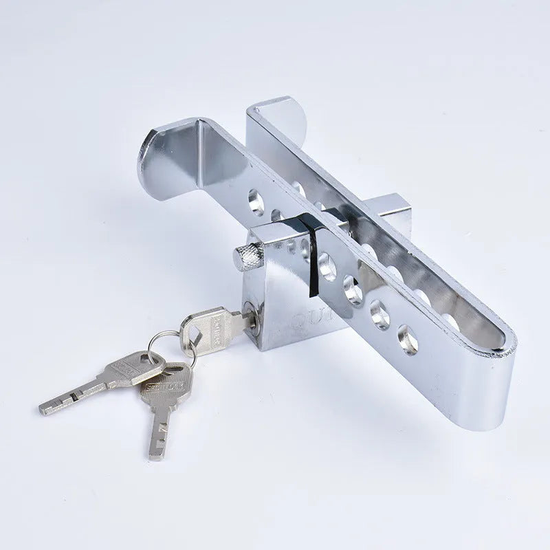 Car brake accelerator pedal lock steel construction 8-hole 19.5cm height anti-theft device