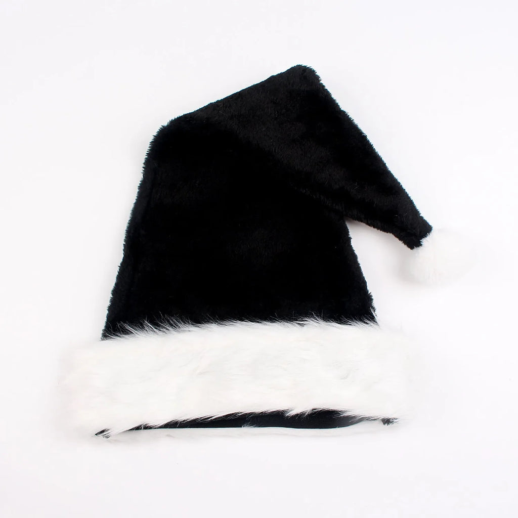 Plush thickened Christmas hat in European classical style with polyester fabric