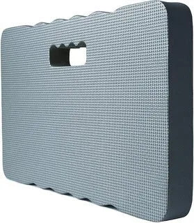 Blue EVA foam reversible garden kneeler and seat pad on grass