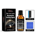 Automotive coating agent kit with PET bottle, microfibre cloth and sponge applicator for car paint protection