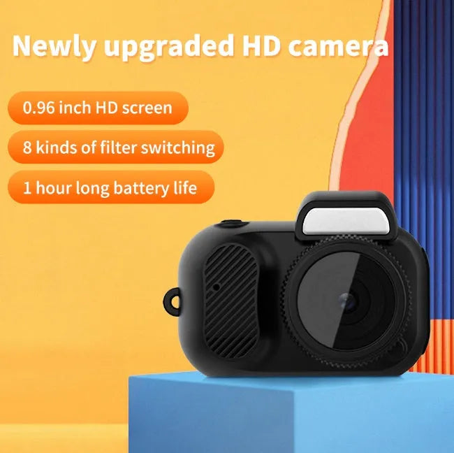Black Y3000 HD outdoor sports camera with 0.96-inch LCD display screen on a compact ABS body.