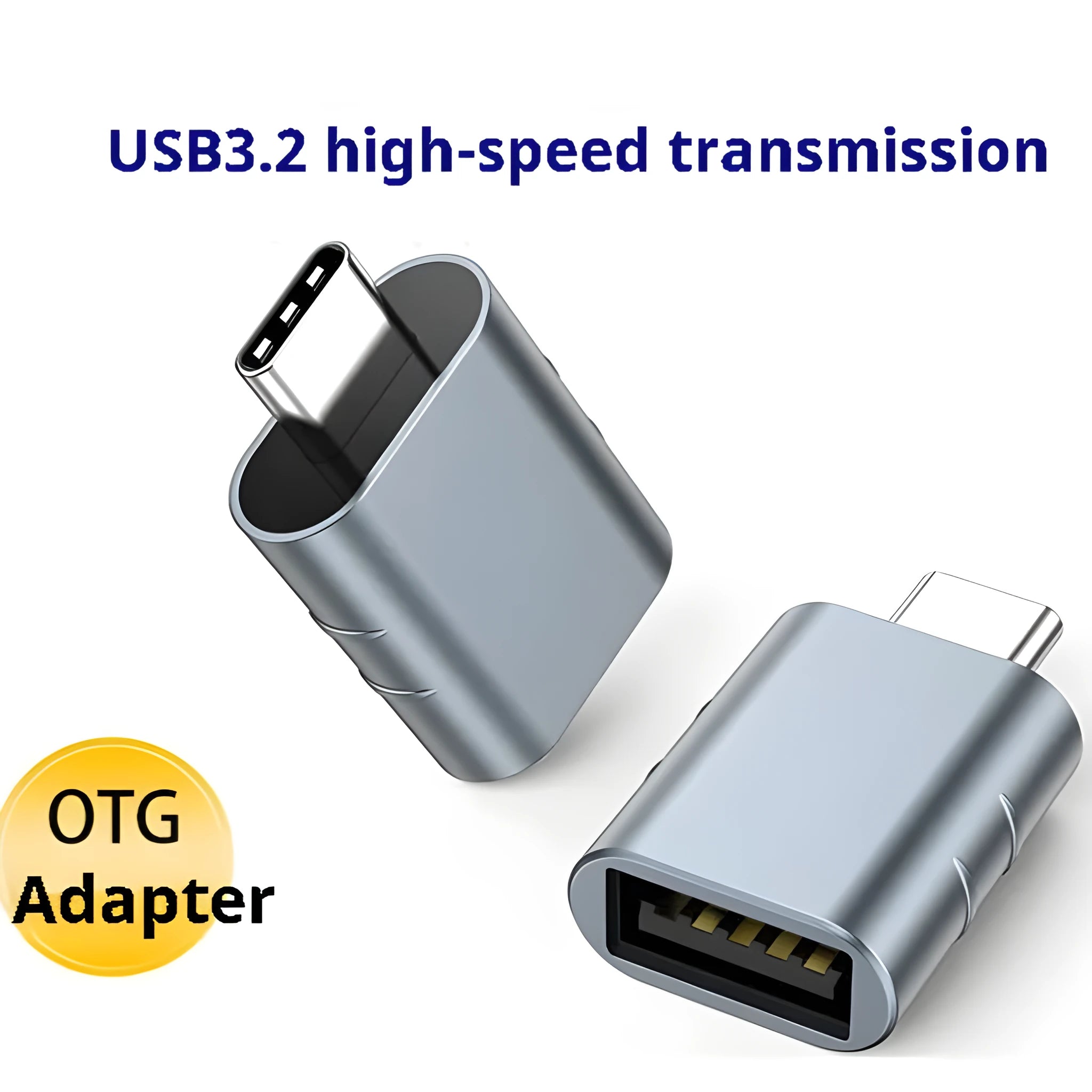 USB data transmission charging converter with zinc alloy shell in multiple colour options