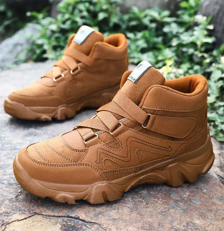 A pair of men's classic lace-up casual shoes on a plain background.