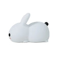 White rabbit silicone night light with touch control, warm and white LED light, 147×90×98mm