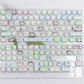 Set of 26 colourful puppy design PBT key caps for mechanical keyboards with 1.5 metre cable