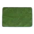 Green dog grass pee pad with realistic lawn appearance for pet toilet training