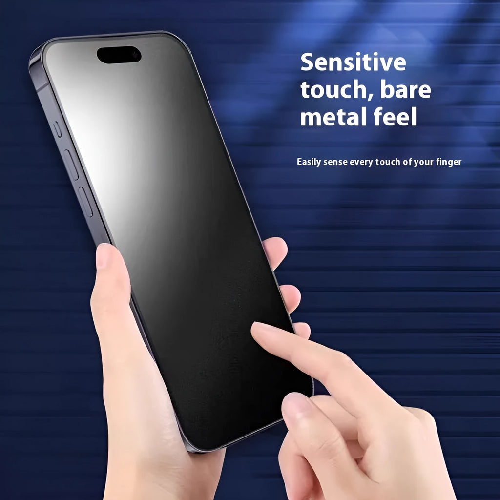 360 degree peep-proof TPU screen protector for iPhone 16 15 14 13 series privacy film in blue light and frosted options