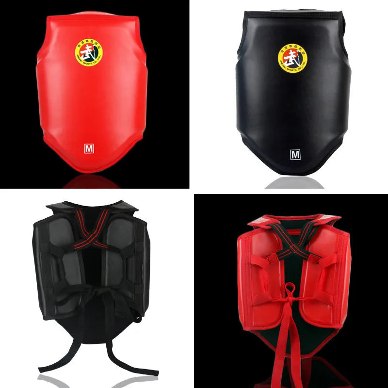 PU boxing helmet for fighting training in red, blue, or black colours available in S, M, L sizes