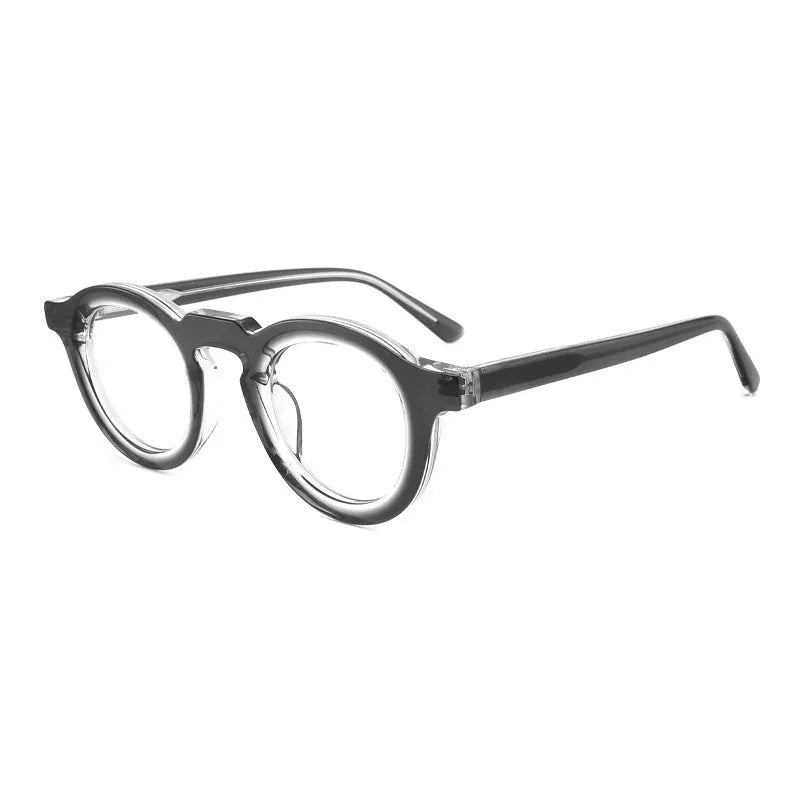 Box frame sunglasses with thick colour stitching in hip-hop style with plate frame construction