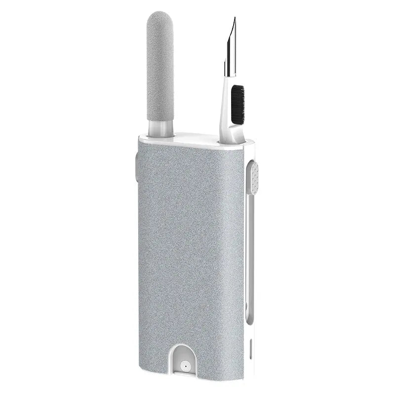 5-in-1 digital device cleaning kit with flocking sponge, brush and metal pen tip