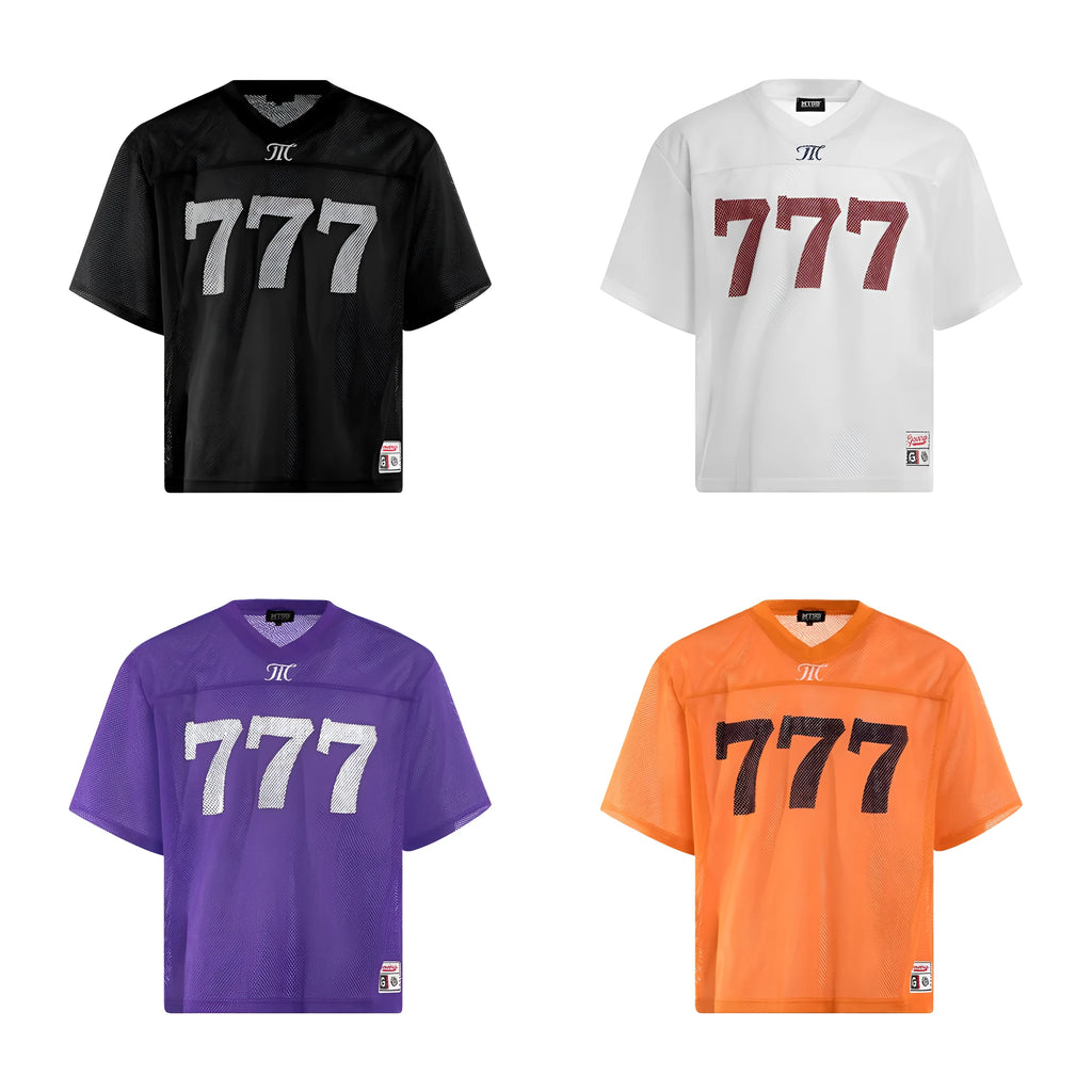 Retro style loose fit men's T-shirt in black, shown on a hanger.