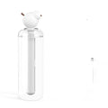 Mini USB ultrasonic humidifier, columnar deer antler design, 84x47x233mm, 1 litre tank, Fawn White