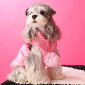 Thick down dog vest sleeveless with removable fur ball in autumn winter design