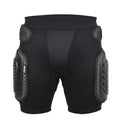Black cycling hip pad protective pants showing hip padding design